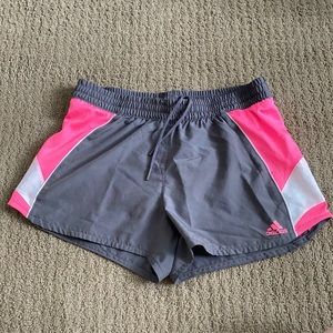 ADIDAS - grey pink sport shorts